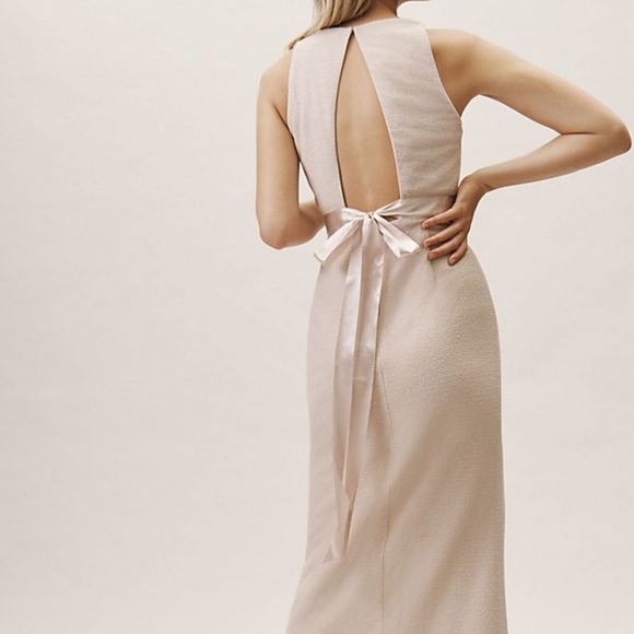 BHLDN Adrianna Papell Idris Dress in Champagne - Picture 7 of 16